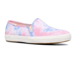 Keds Women's Size 6 Champion Slip Tie Dye Shoes Pink White Blue